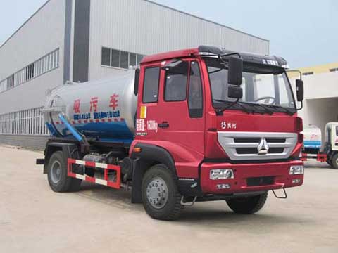 程力威牌CLQ5160GXW4ZZ型吸污車