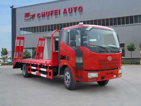 程力威牌CLQ5160TPB4CA型平板運輸車