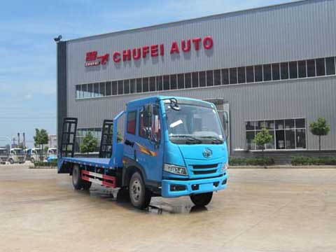 程力威牌CLQ5161TPB4CA型平板運輸車